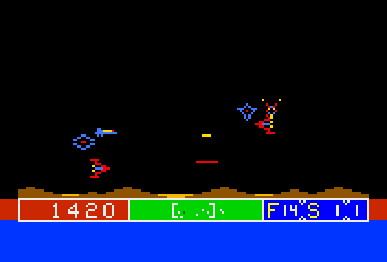 Cosmic Raiders (Game Screen)